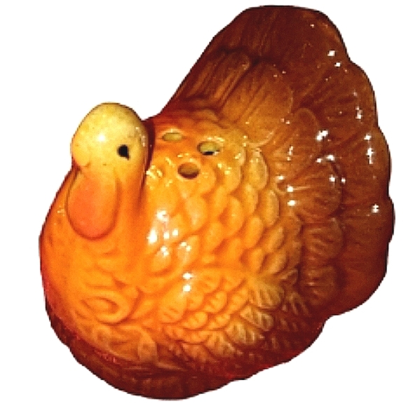 AUTUMN FALL Harvest Thanksgiving  Turkey Mini Salt & Pepper Shakers NWT - Picture 4 of 11